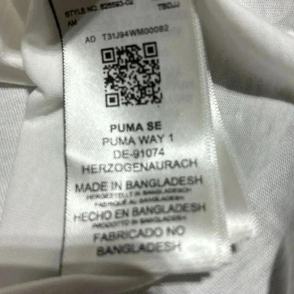 Puma Classic Turn It Up Cotton T-Shirt,round neck, Puma wave logo - Picture 10 of 11